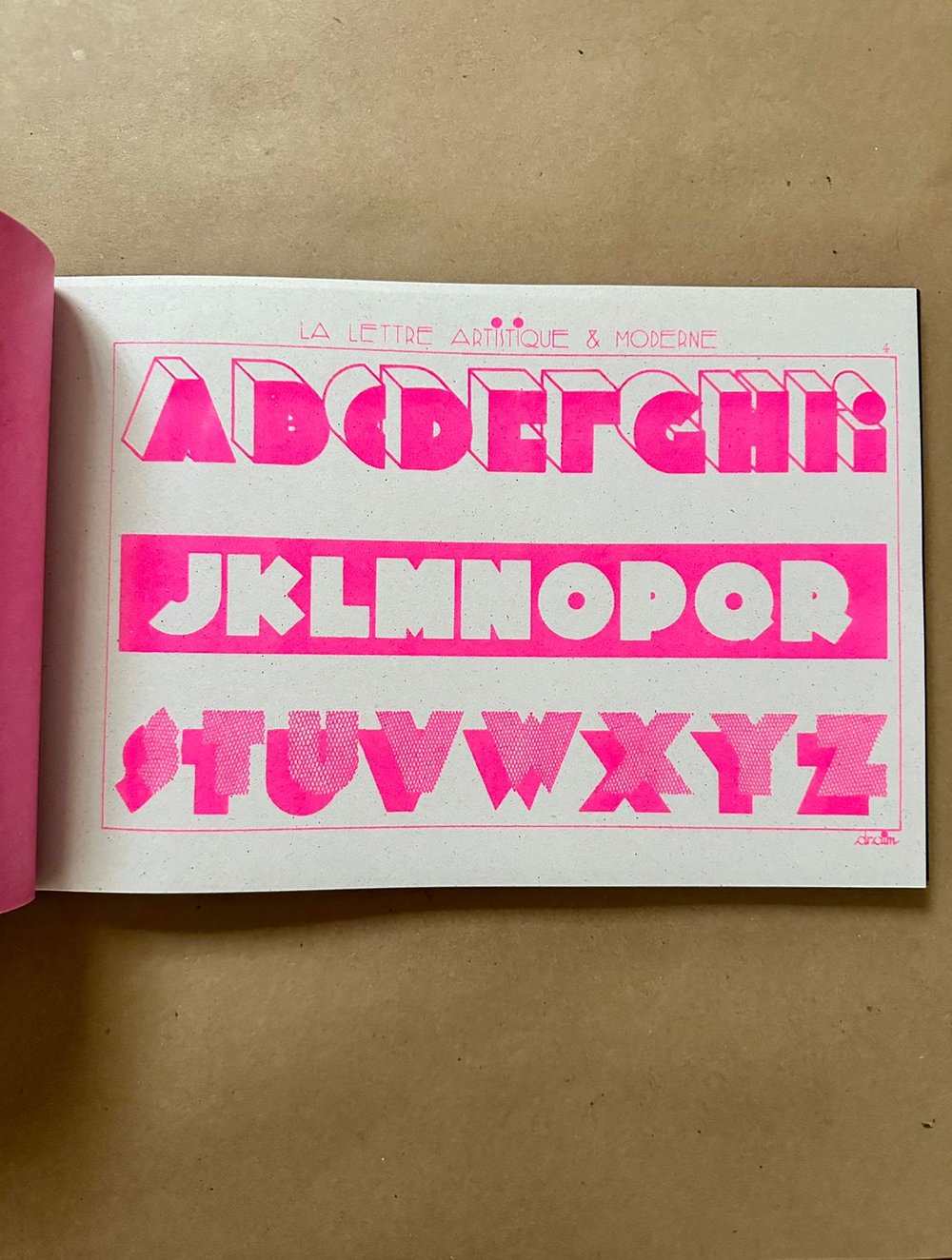 La Lettre Artistique & Moderne. Documents inedits composes par draim