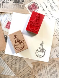 Image 3 of Potion Ink Bottle Rubber Stamp